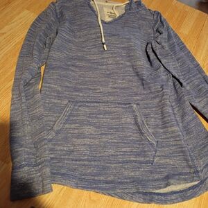 Women's Blue Hooded Sweater
